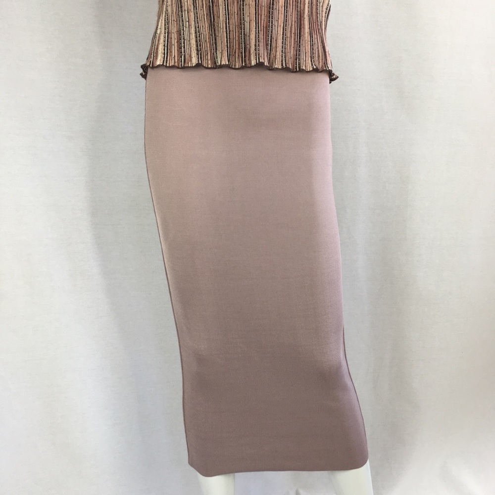 Wow Couture Baby Pink Maxi Skirt